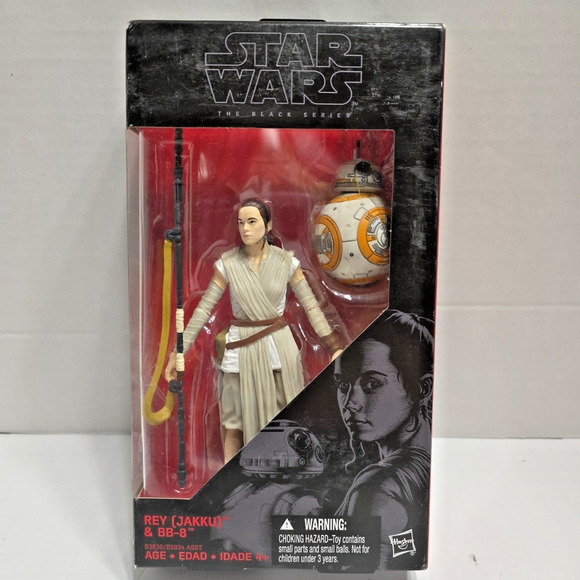 Hasbro Star Wars The Black Series 6-Inch Rey Jakku and BB-8 Action Figure - Picture 2 of 7